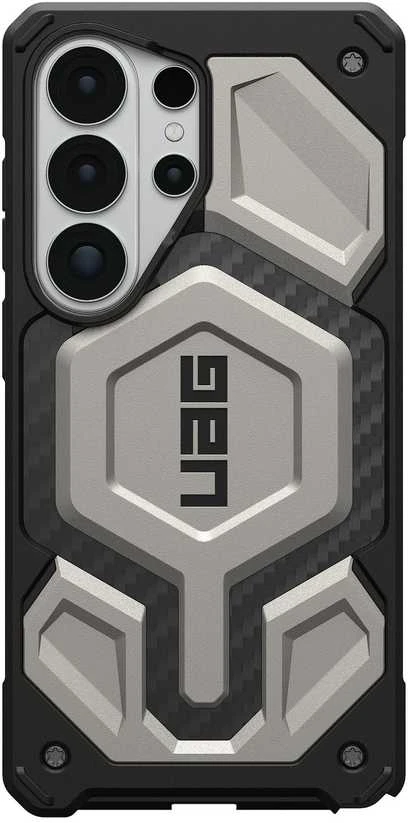 Carruzzo „Urban Armor Gear UAG Monarch Pro“ dėklas, titano spalvos, skirtas „Samsung Galaxy S26 Ultra“