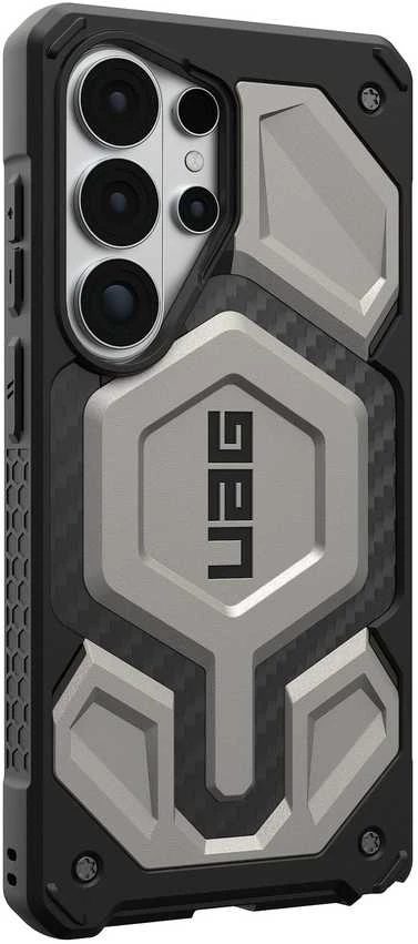 Carruzzo „Urban Armor Gear UAG Monarch Pro“ dėklas, titano spalvos, skirtas „Samsung Galaxy S26 Ultra“
