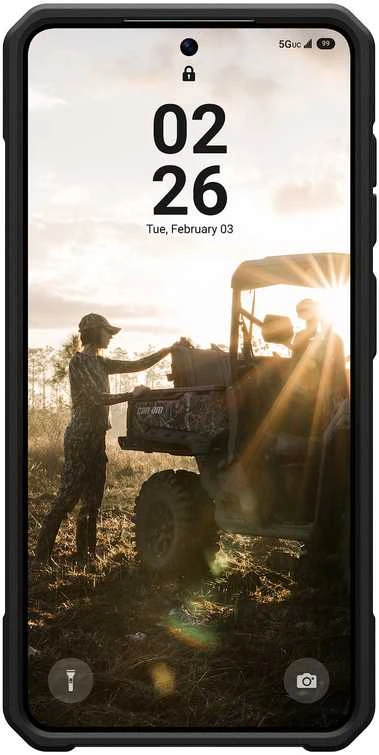 Carruzzo „Urban Armor Gear UAG Monarch Pro“ – anglies pluošto dėklas, skirtas „Samsung Galaxy S26“
