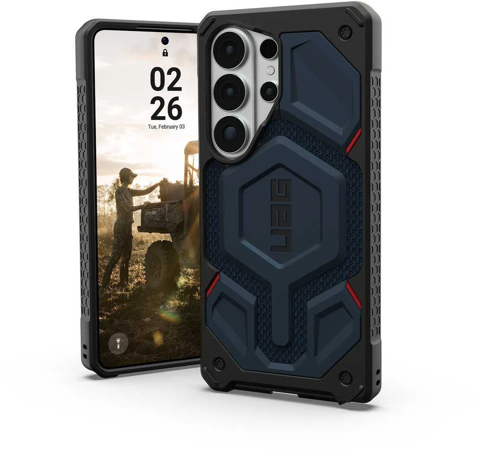 Carruzzo „Urban Armor Gear“ UAG „Monarch Pro“, „Kevlar Mallard“ dėklas – „Samsung Galaxy S26 Ultra“