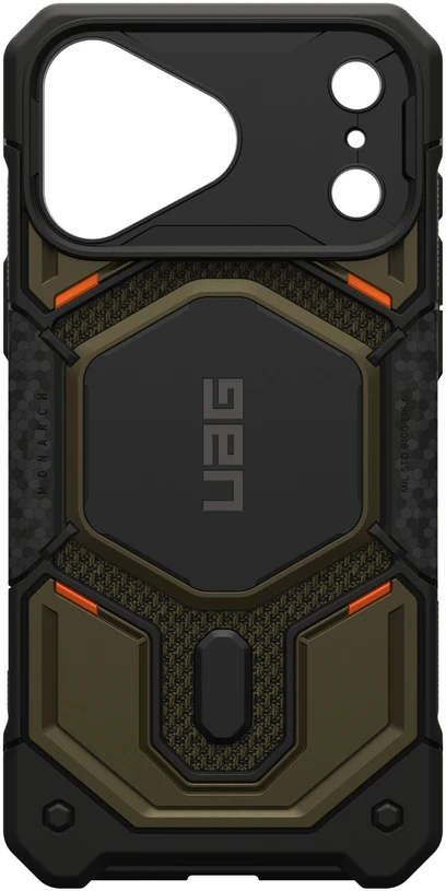 Dėklas Urban Armor Gear UAG Monarch Pro MagSafe, Kevlaro elemento žalia - iPhone 18 Pro Max/17 Pro Max