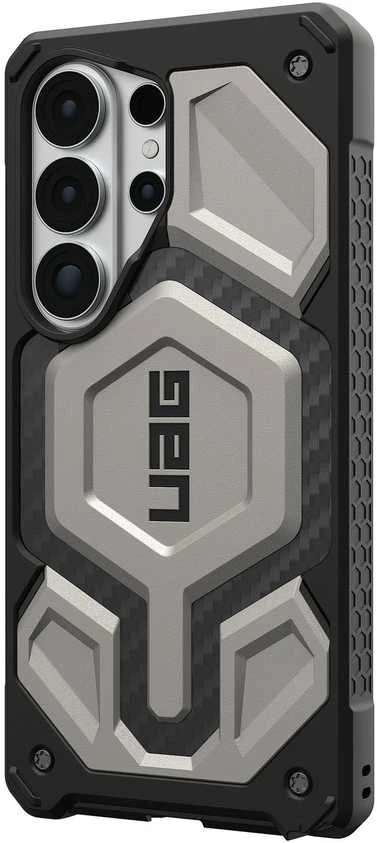 Carruzzo „Urban Armor Gear UAG Monarch Pro“ dėklas, titano spalvos, skirtas „Samsung Galaxy S26 Ultra“