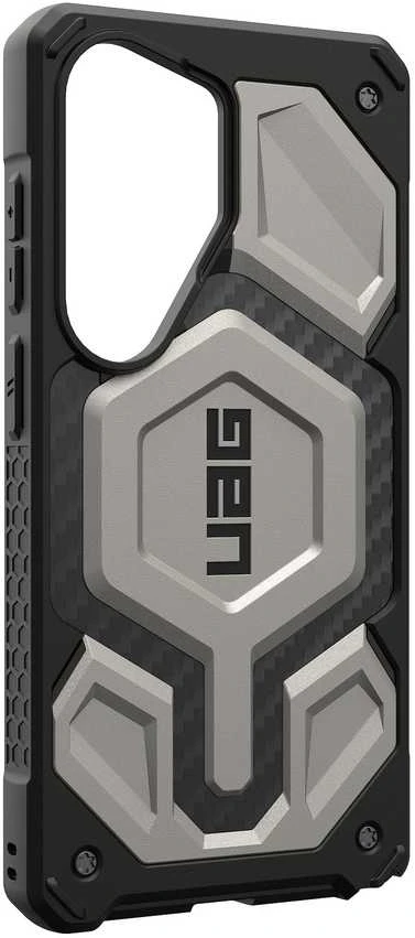 Carruzzo „Urban Armor Gear UAG Monarch Pro“ dėklas, titano spalvos, skirtas „Samsung Galaxy S26 Ultra“