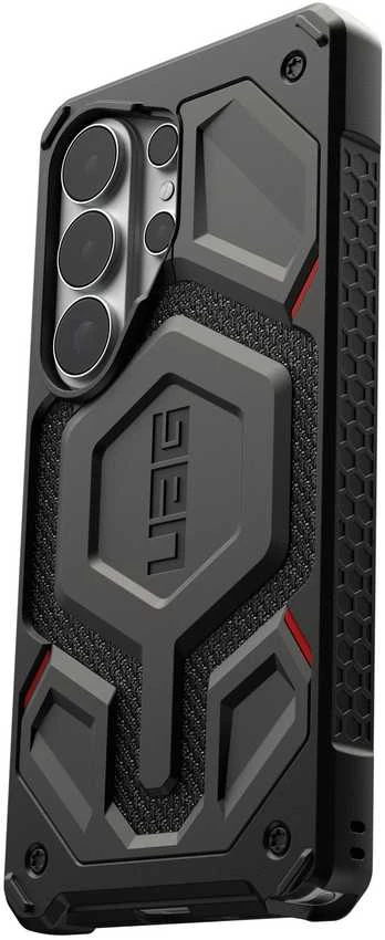 Dėklas Carruzzo Urban Armor Gear UAG Monarch Pro, Kevlar Juodas - Samsung Galaxy S26 Ultra