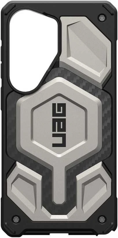 Carruzzo „Urban Armor Gear UAG Monarch Pro“ dėklas, titano spalvos, skirtas „Samsung Galaxy S26 Ultra“