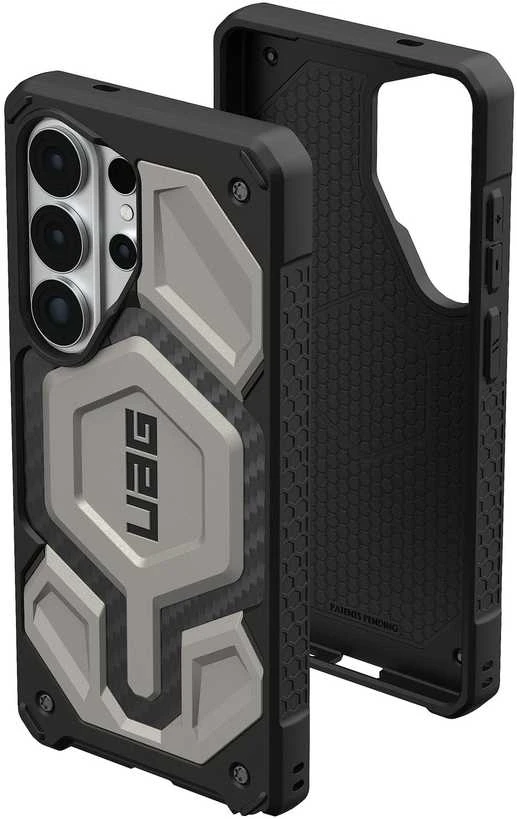 Carruzzo „Urban Armor Gear UAG Monarch Pro“ dėklas, titano spalvos, skirtas „Samsung Galaxy S26 Ultra“