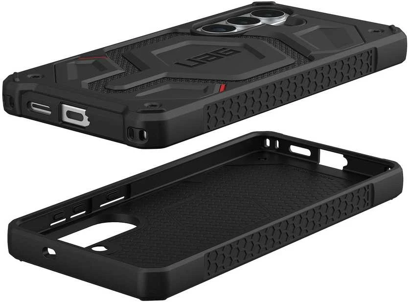 Dėklas Urban Armor Gear UAG Monarch Pro, Kevlar Juodas - Samsung Galaxy S26+