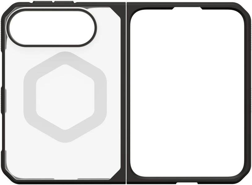 UAG Urban Armor Gear dėklas Mouve, suderinamas su MagSafe, skirta iPhone Duo, ledo spalvos