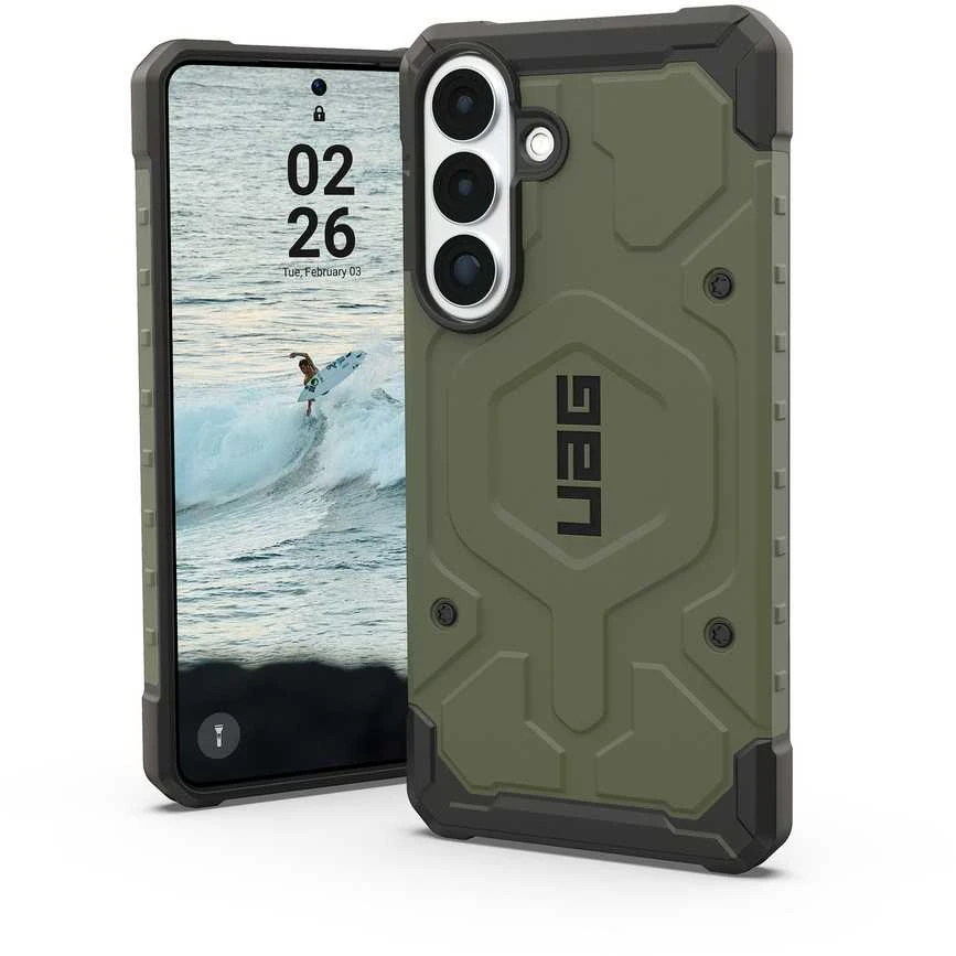 Dėklas Urban Armor Gear UAG Pathfinder, alyvuogių pilkumo - Samsung Galaxy S26+