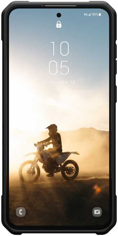 Dėklas Urban Armor Gear UAG Pathfinder Clear, ice/sidabrinis - Samsung Galaxy S25 FE