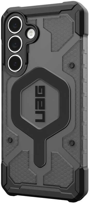 Dėklas Carruzzo Urban Armor Gear UAG Pathfinder skaidrus, pelenų/juodas - Samsung Galaxy S25 FE