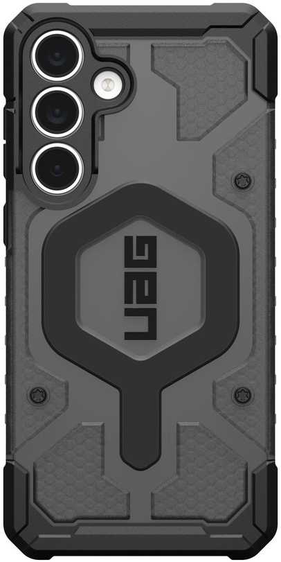 Dėklas Carruzzo Urban Armor Gear UAG Pathfinder skaidrus, pelenų/juodas - Samsung Galaxy S25 FE