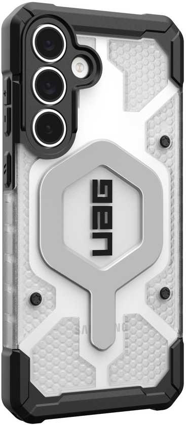 Dėklas Urban Armor Gear UAG Pathfinder Clear, ice/sidabrinis - Samsung Galaxy S25 FE