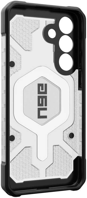 Dėklas Urban Armor Gear UAG Pathfinder Clear, ice/sidabrinis - Samsung Galaxy S25 FE