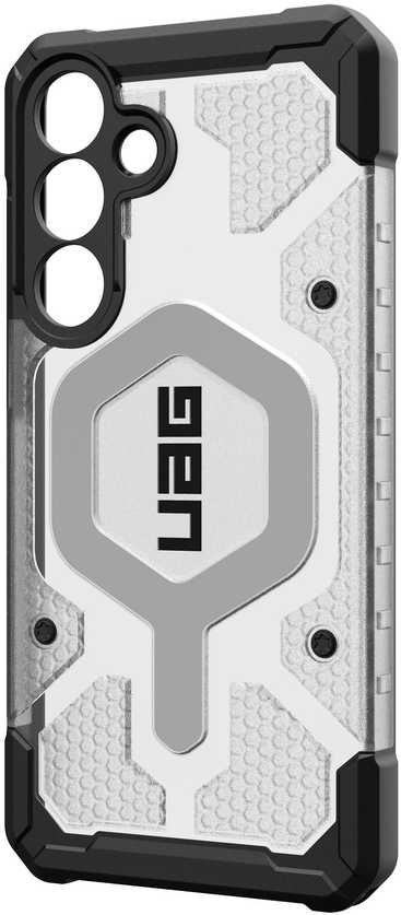 Dėklas Urban Armor Gear UAG Pathfinder Clear, ice/sidabrinis - Samsung Galaxy S25 FE