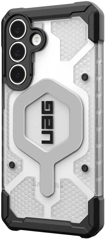 Dėklas Urban Armor Gear UAG Pathfinder Clear, ice/sidabrinis - Samsung Galaxy S25 FE