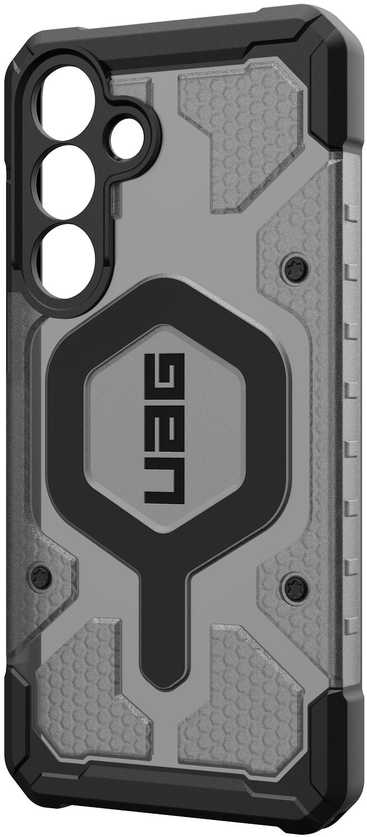 Dėklas Carruzzo Urban Armor Gear UAG Pathfinder skaidrus, pelenų/juodas - Samsung Galaxy S25 FE