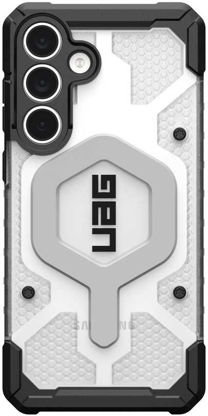 Dėklas Urban Armor Gear UAG Pathfinder Clear, ice/sidabrinis - Samsung Galaxy S25 FE
