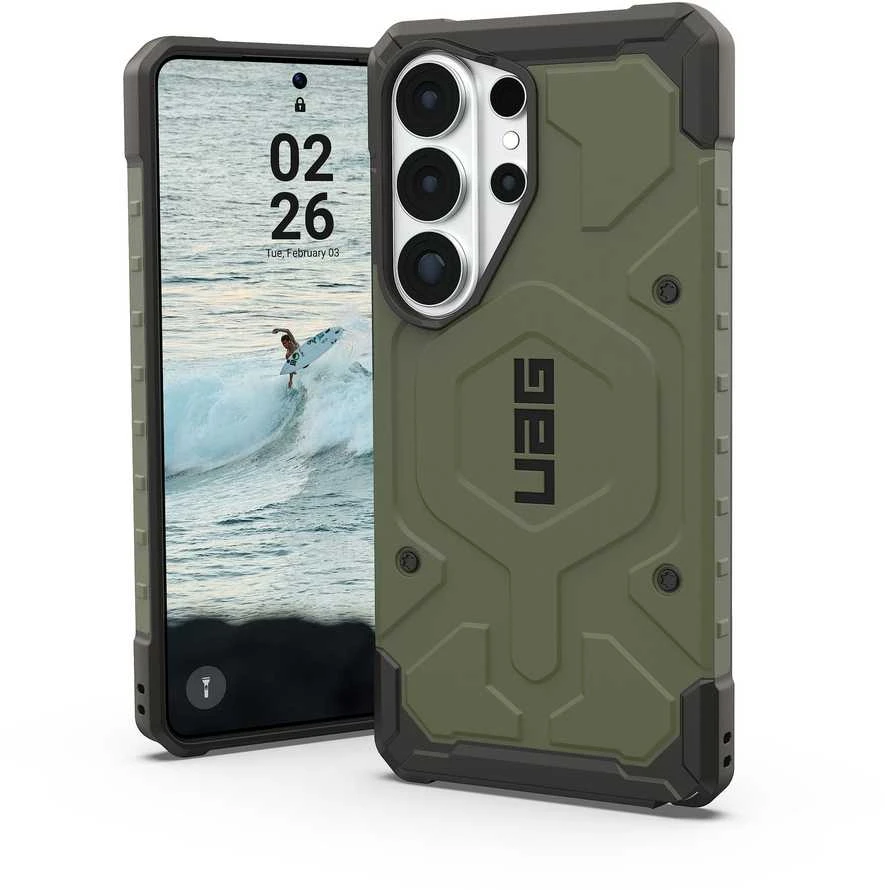 Dėklas „Urban Armor Gear“ UAG „Pathfinder“, alyvuogių spalvos – „Samsung Galaxy S26 Ultra“