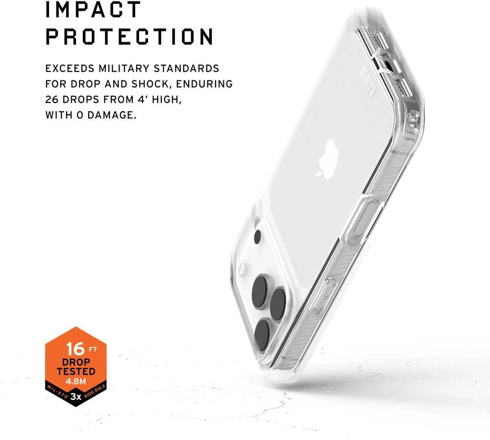 Urban Armor Gear UAG Plyo dėklas, skirtas iPhone 17 Pro – skaidrus