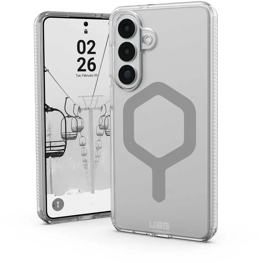 Dėklas Urban Armor Gear UAG Plyo, Ice/Sidabrinis – Samsung Galaxy S26+