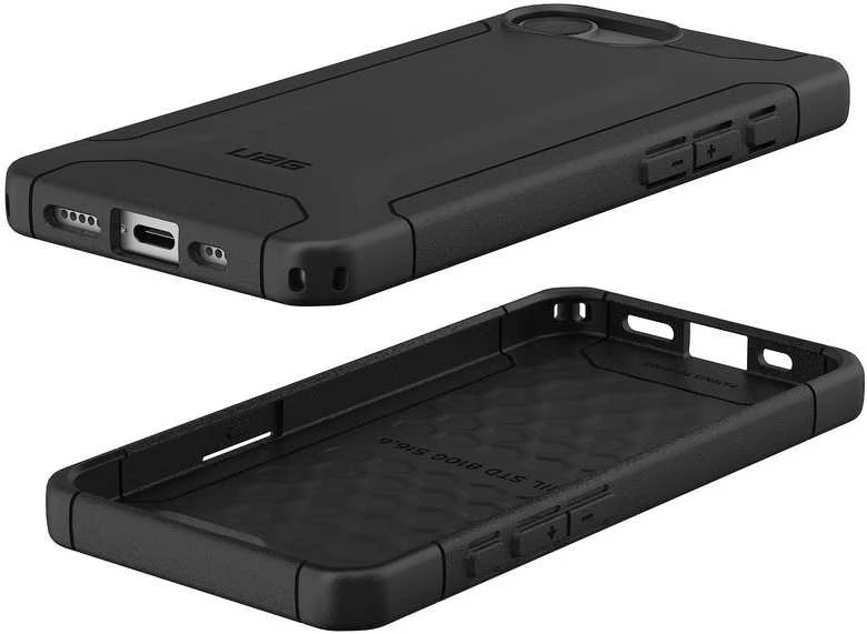 Dėklas Urban Armor Gear UAG Scout, juodas - iPhone 17e/16e - DIDMENINĖ VERTĖ