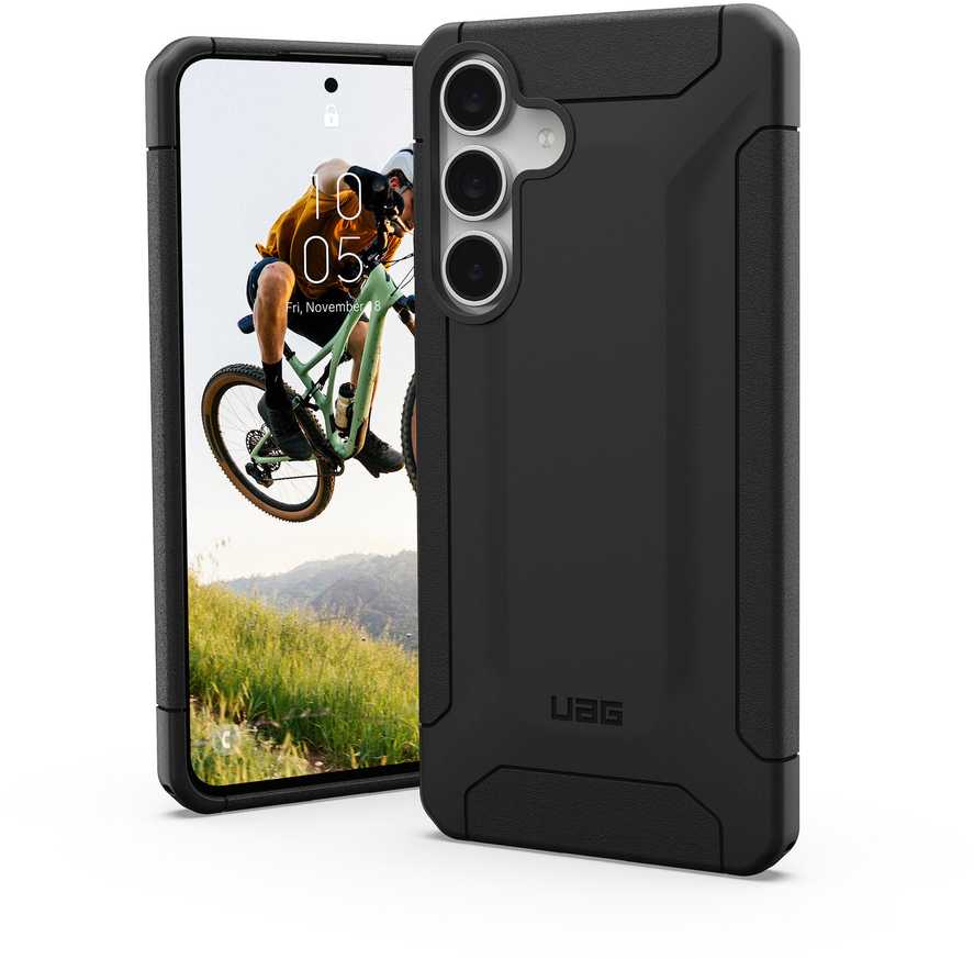 Dėklas Urban Armor Gear UAG Scout, juodas - Samsung Galaxy S25 FE