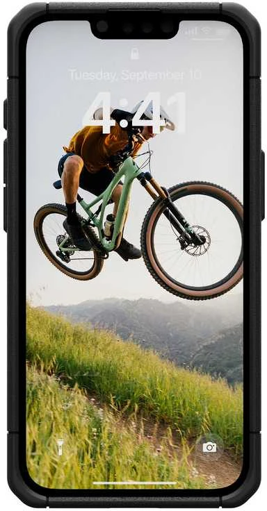 Dėklas Urban Armor Gear UAG Scout, juodas - iPhone 17e/16e - DIDMENINĖ VERTĖ