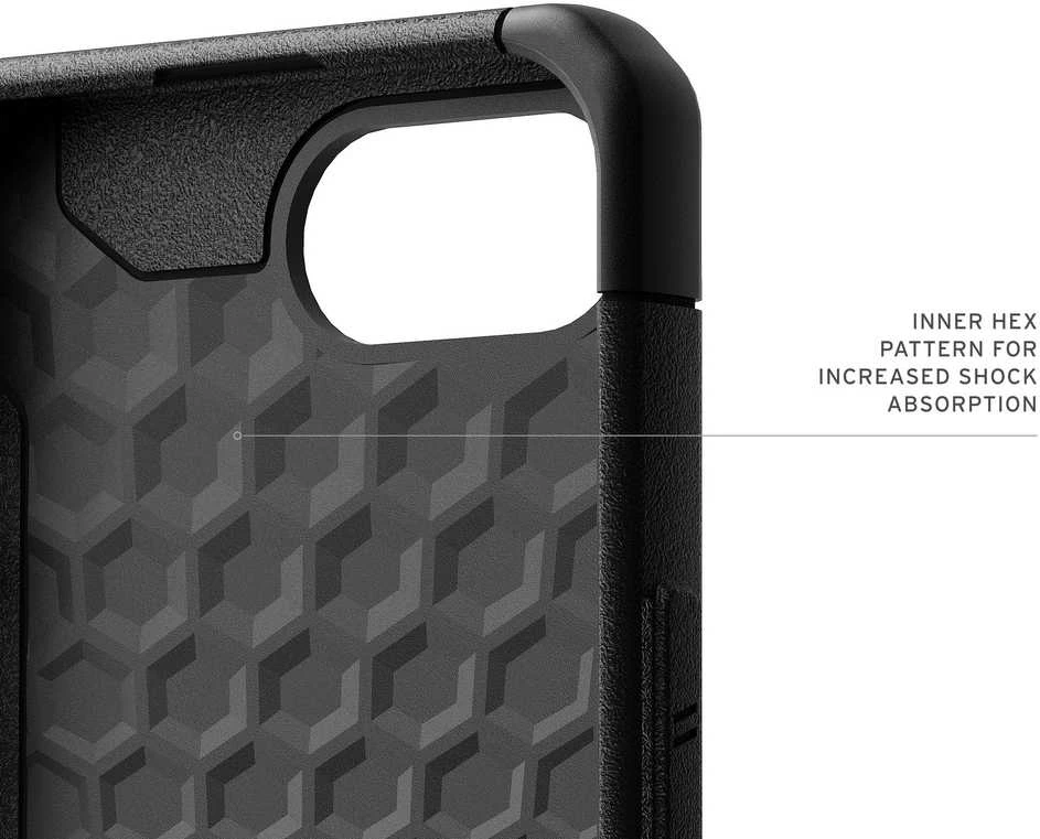 Dėklas Urban Armor Gear UAG Scout, juodas - iPhone 17e/16e - DIDMENINĖ VERTĖ
