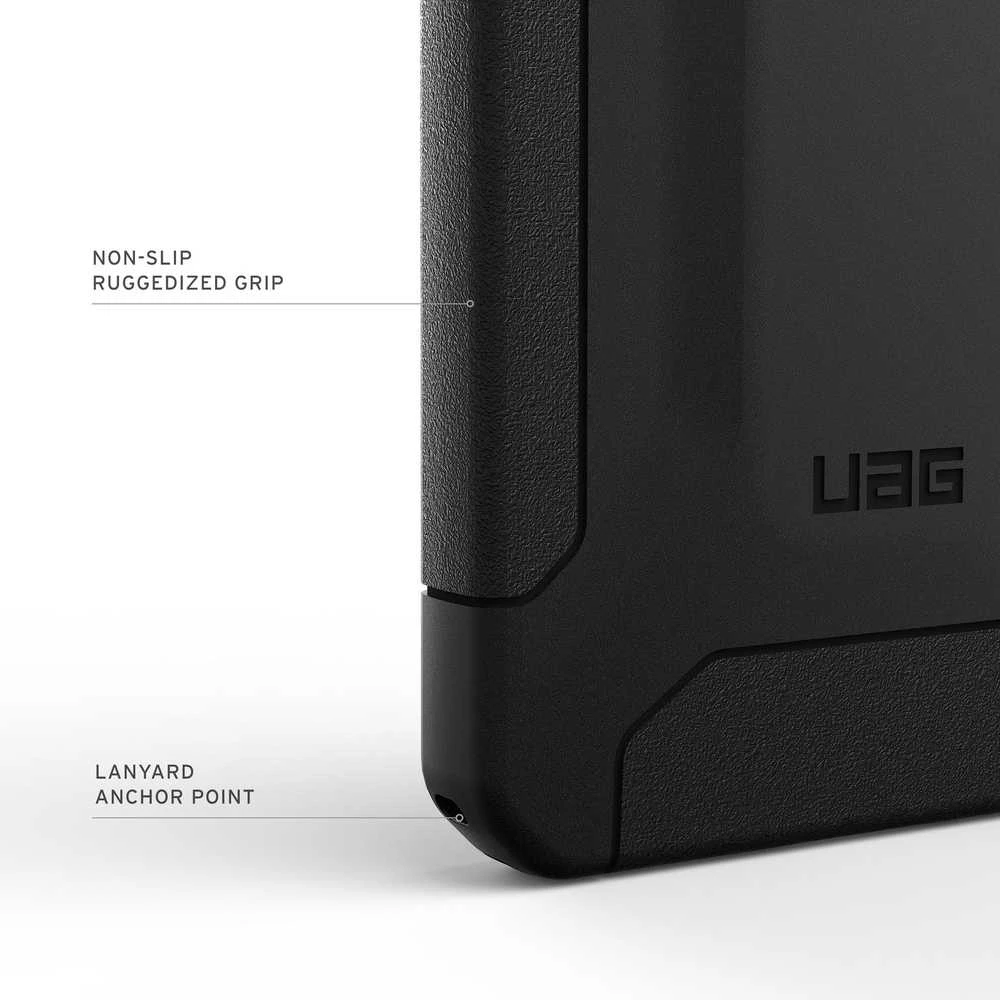 Dėklas Urban Armor Gear UAG Scout, juodas - iPhone 17e/16e - DIDMENINĖ VERTĖ