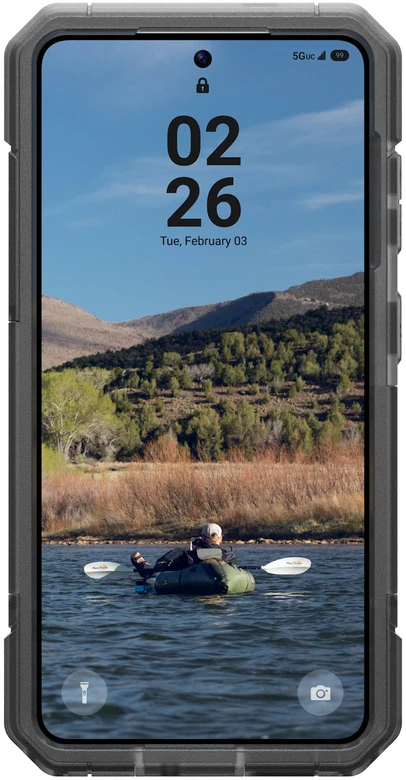 Dėklas Urban Armor Gear UAG kareivis, pelenų spalvos – „Samsung Galaxy S26“