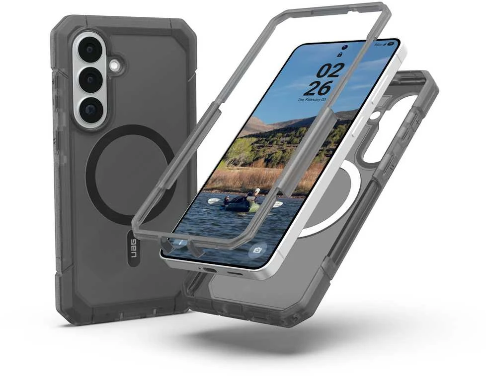 Dėklas Carruzzo Urban Armor Gear UAG Trooper, pelenų spalvos - Samsung Galaxy S26+