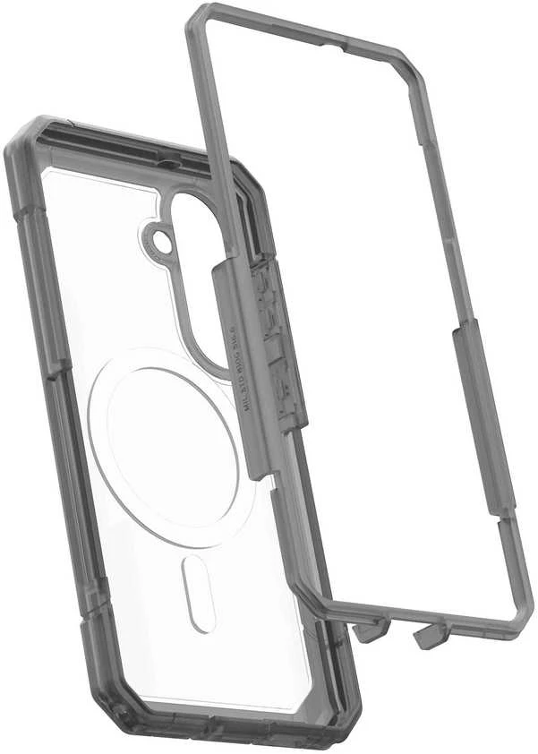 Dėklas Carruzzo Urban Armor Gear UAG Trooper, skaidrus/peleninis - Samsung Galaxy S26+