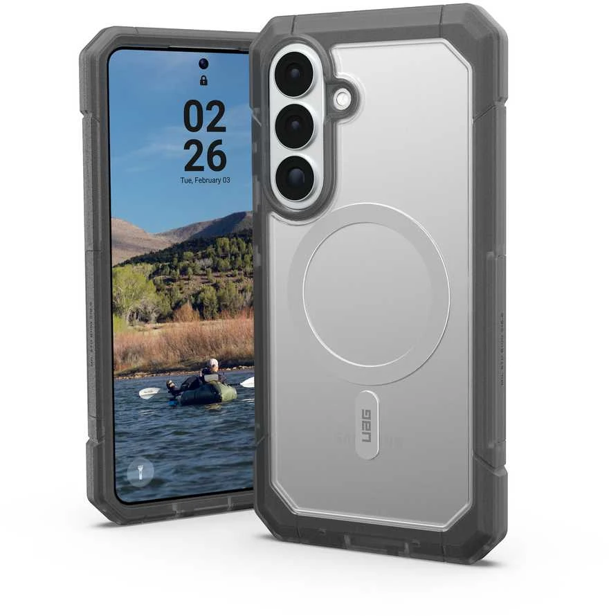 Dėklas Carruzzo Urban Armor Gear UAG Trooper, skaidrus/peleninis - Samsung Galaxy S26+