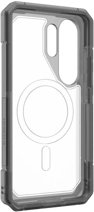 Dėklas Urban Armor Gear UAG Trooper, skaidrus/pelenų spalvos – Samsung Galaxy S26 Ultra
