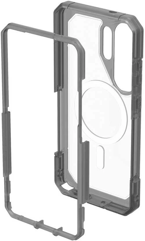 Dėklas Urban Armor Gear UAG Trooper, skaidrus/pelenų spalvos – Samsung Galaxy S26 Ultra
