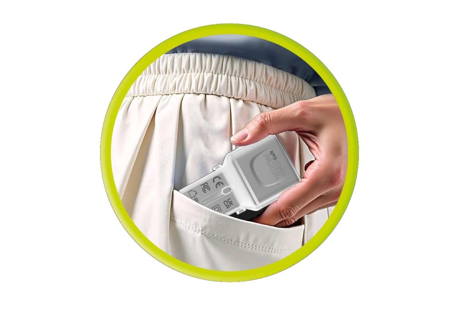 Įkroviklis Mobile Origin 35W Travel Adapteris, EU/US/UK/AU PW25, baltas aprašymas - Prekės nuotrauka