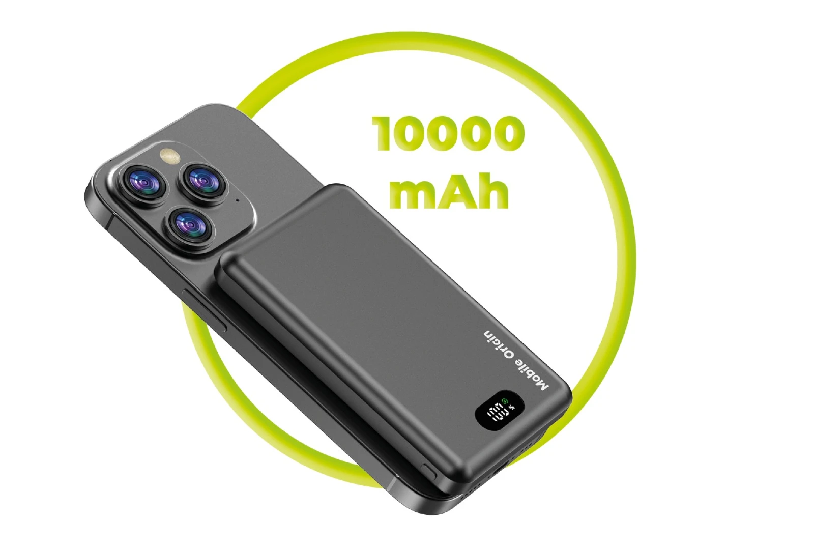 Mobile Origin Belaidė magnetinė įkrovioji baterija 10000mAh 3in1 PB8 aprašymas - Prekės nuotrauka Mobile Origin Belaidė magnetinė įkrovioji baterija 10000mAh 3in1 PB8 aprašymas - Prekės nuotrauka