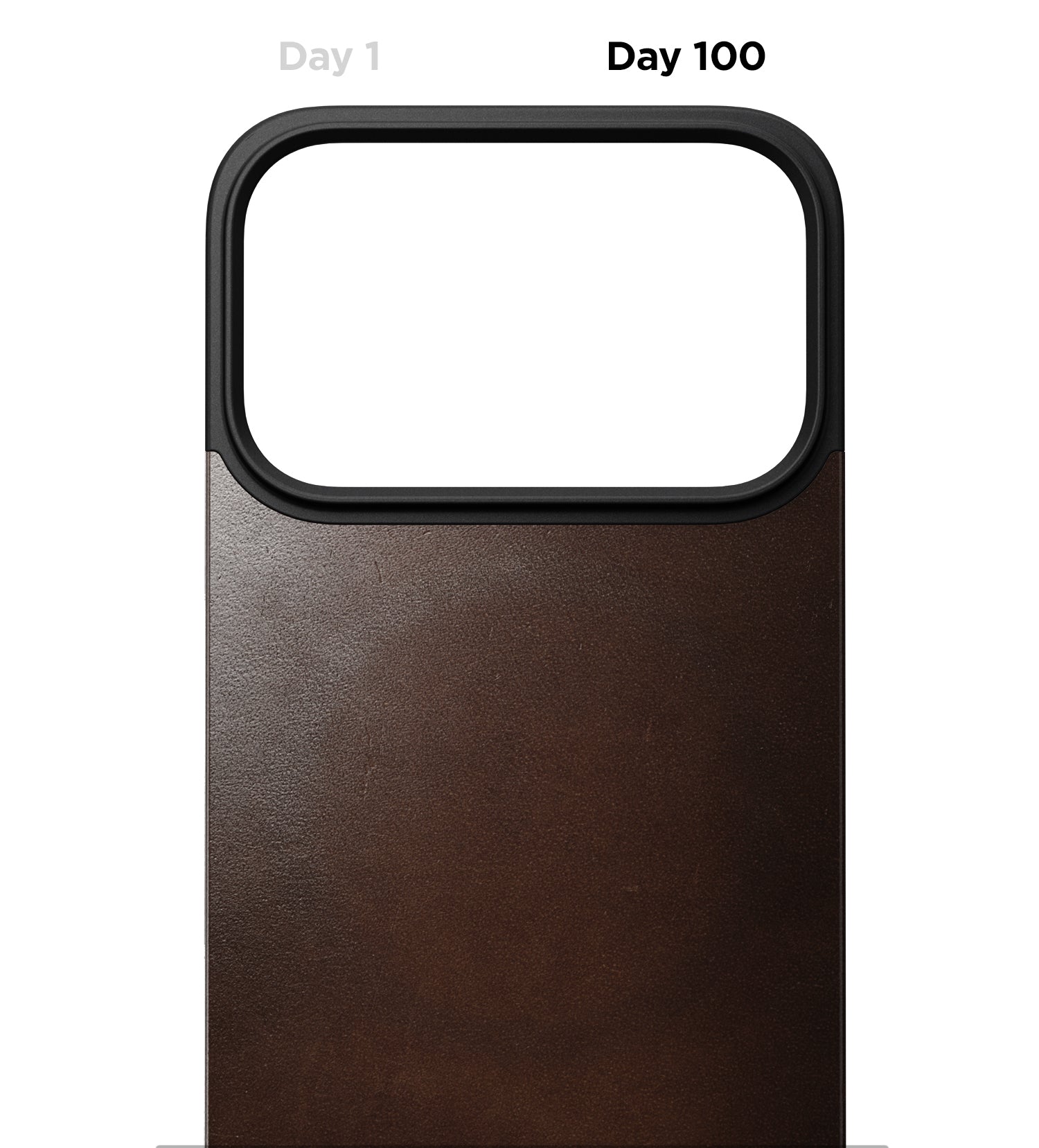Dėklas Nomad Magnetinė odinė nugarėlė, balno spalvos (Horween), Magsafe - iPhone 18 Pro Max/17 Pro Max aprašymas - Prekės nuotrauka