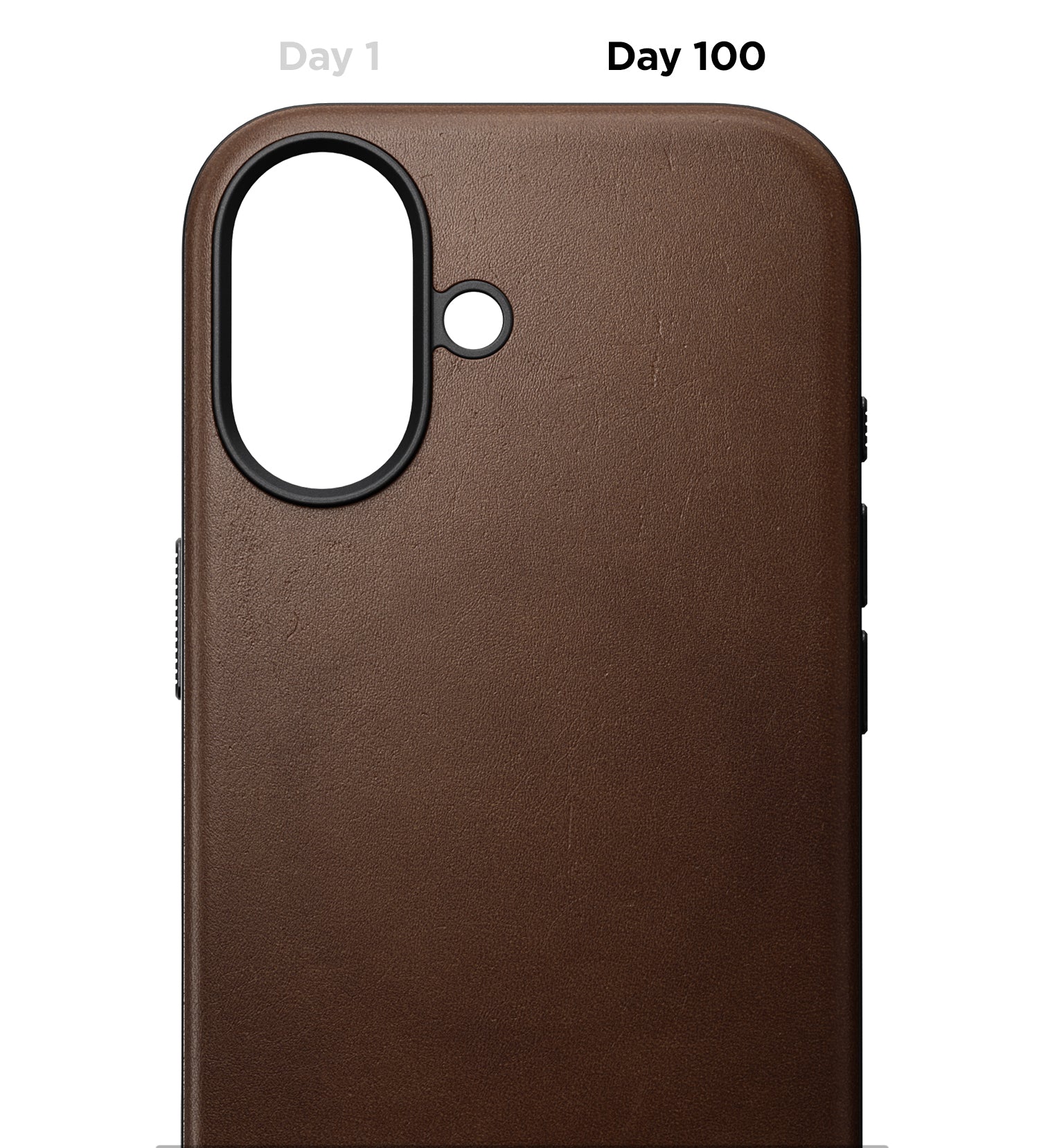 Nomad modernus odinis dėklas, juodas - iPhone 18 Pro/17 Pro aprašymas - Prekės nuotrauka