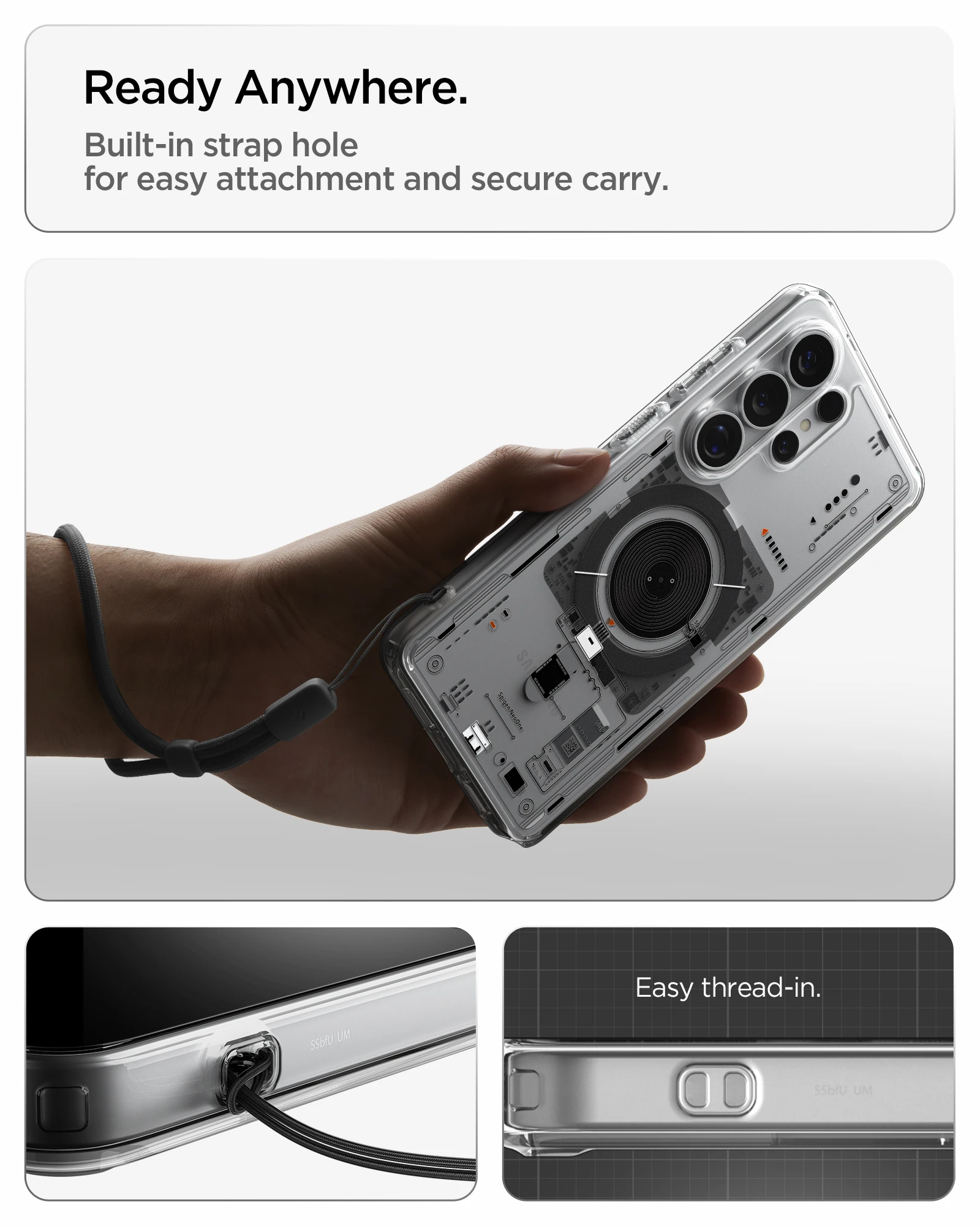 Dėklas Spigen Ultra Hybrid MagSafe, neo one - Samsung Galaxy S26 Ultra aprašymas - Prekės nuotrauka