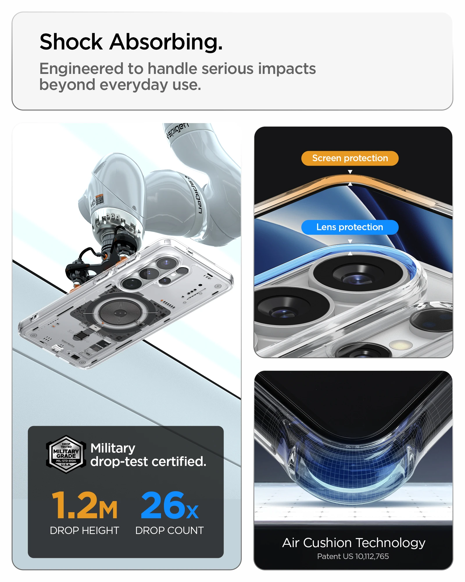 Dėklas Spigen Ultra Hybrid MagSafe, neo one - Samsung Galaxy S26 Ultra aprašymas - Prekės nuotrauka