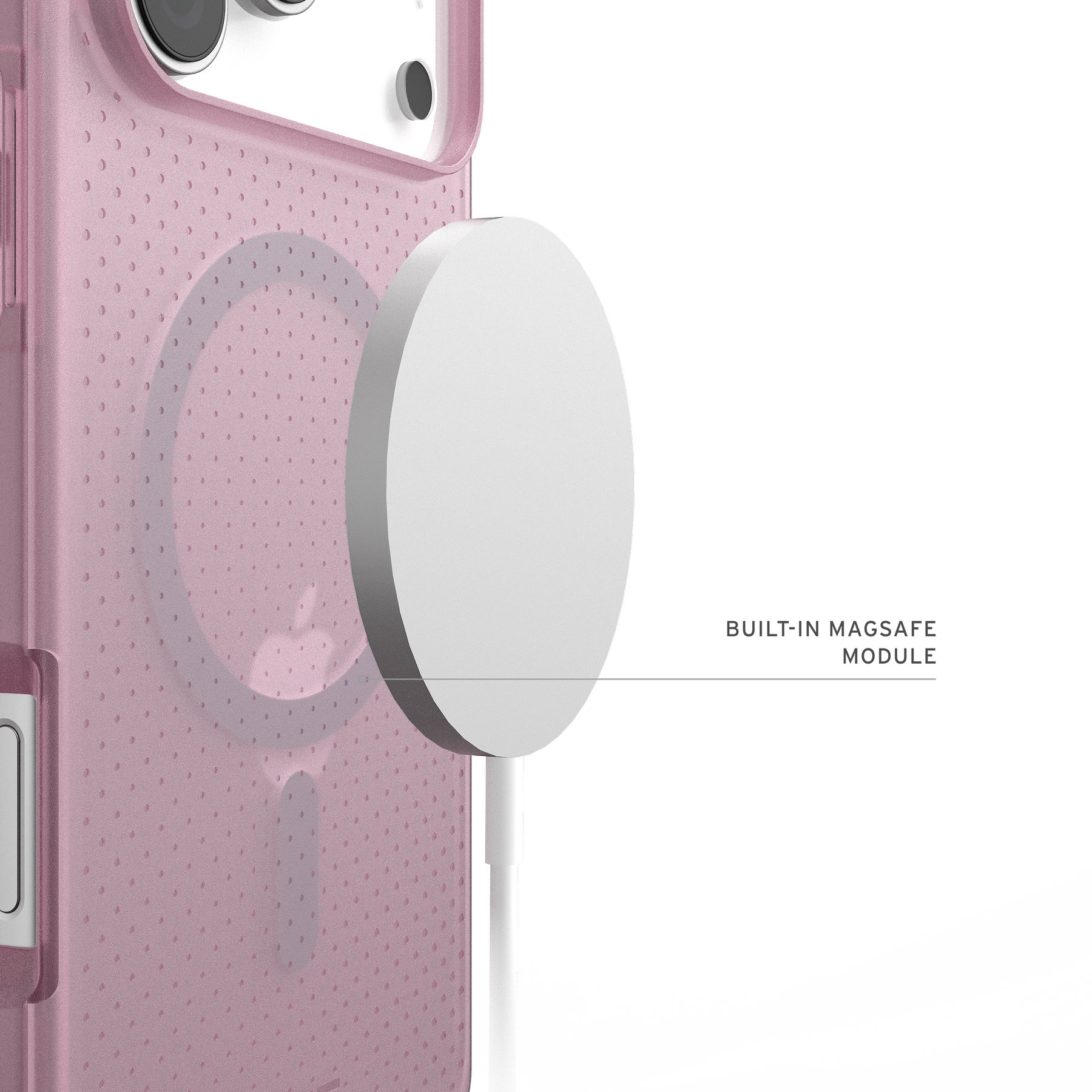 Dėklas Urban Armor Gear UAG Dot MagSafe, juoda - iPhone 18 Pro Max/17 Pro Max aprašymas - Prekės nuotrauka