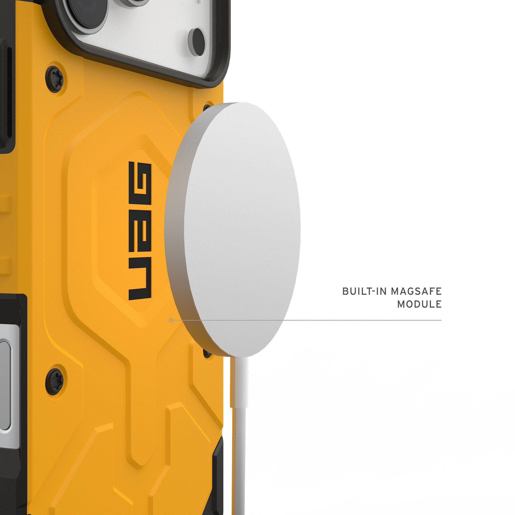 Dėklas Urban Armor Gear UAG Pathfinder MagSafe, oranžinė - iPhone 18 Pro/17 Pro aprašymas - Prekės nuotrauka