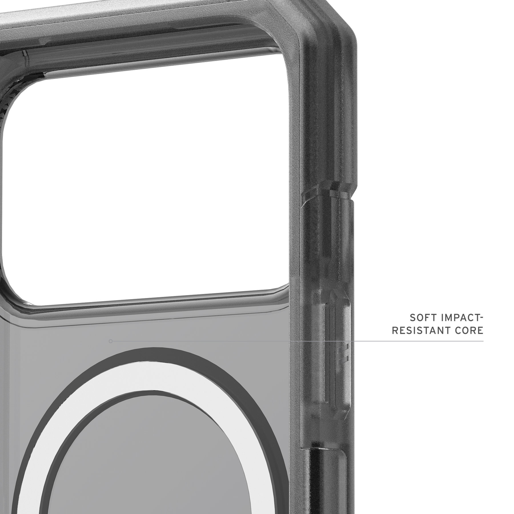 Dėklas Urban Armor Gear UAG Trooper MagSafe, juodas - iPhone 18 Pro Max/17 Pro Max aprašymas - Prekės nuotrauka