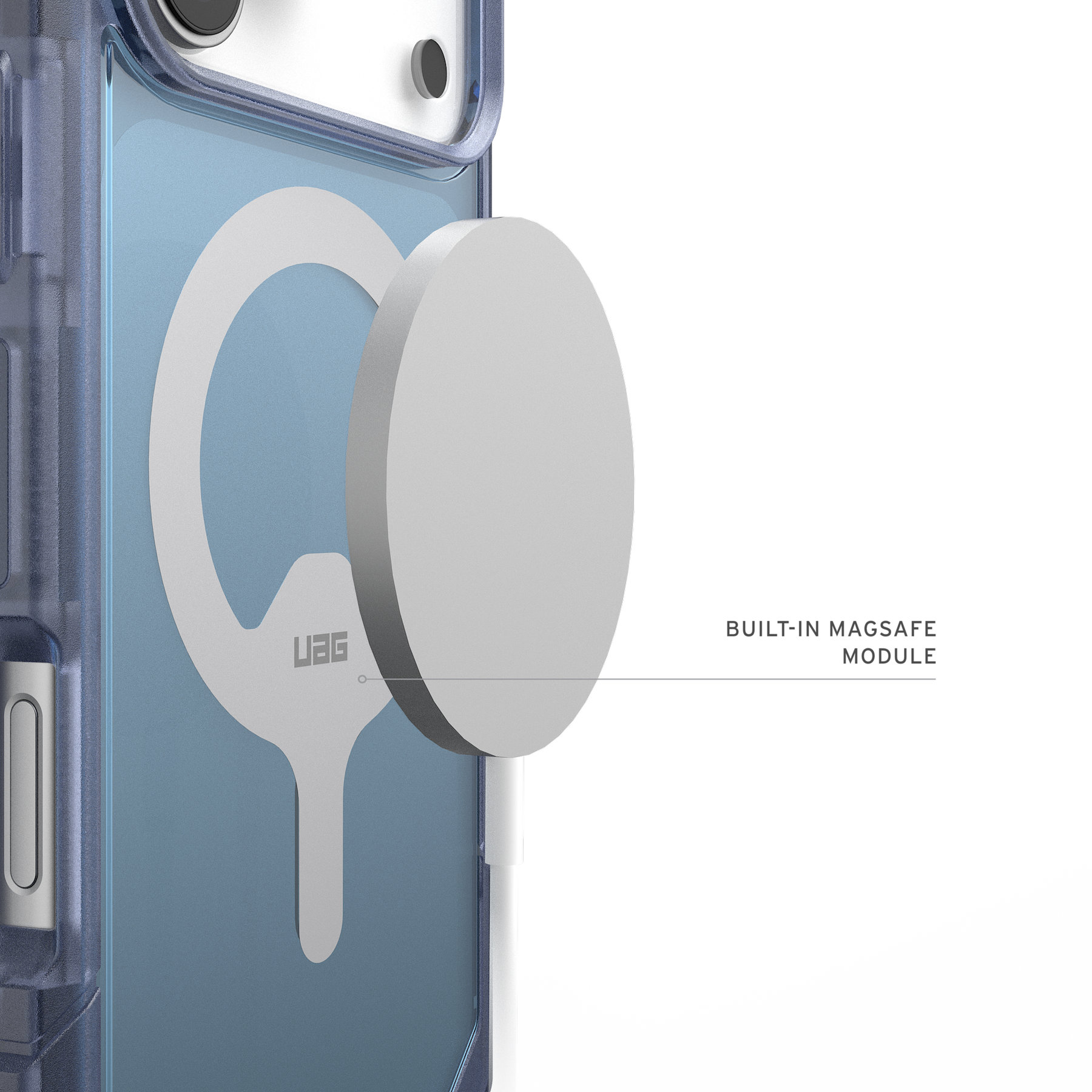 Dėklas Urban Armor Gear UAG Trooper MagSafe, juodas - iPhone 18 Pro Max/17 Pro Max aprašymas - Prekės nuotrauka