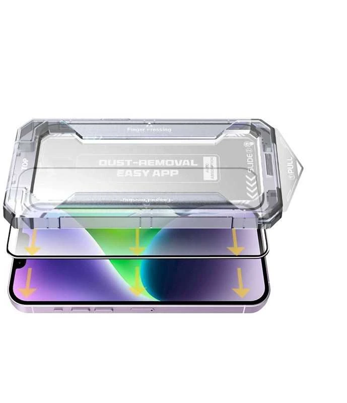„Mobile Origin“ ekrano apsauga „iPhone 14 Plus / 13 Pro Max“ su paprastu uždėjimu