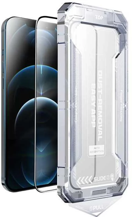 Mobile Origin lengvai uždedamas ekrano apsauginis dėklas – „iPhone 12 Pro“