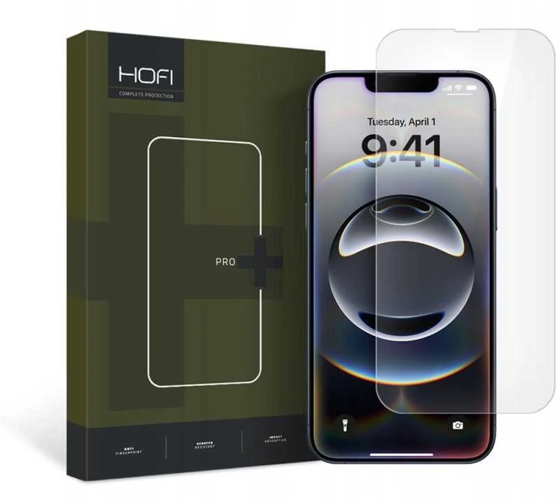 Apsauginis stiklas Apple iPhone 13 / 13 Pro / 14 Hofi Glass Pro+