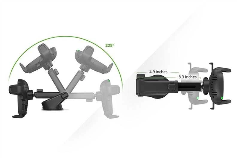 „iOttie Easy One Touch Wireless 2“ laikiklis ant prietaisų skydelio